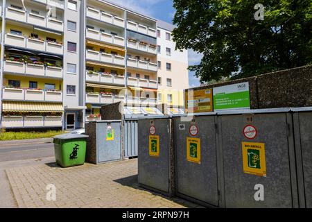 Prohlis est un quartier de Dresde dans l'arrondissement du même nom, situé dans le sud-est de la ville sur le Geberbach et généralement assimilé au Banque D'Images