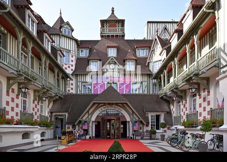 Hôtel le Normandy. Illustration des propriétés du Groupe Barrière à Deauville, France le 5 septembre 2023. Photo de Julien Reynaud/APS-Medias/ABACAPRESS.COM Banque D'Images