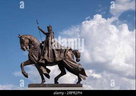 Apothéose de St. Louis IX, roi de France, dans le parc forestier, St. Louis, Missouri. Banque D'Images