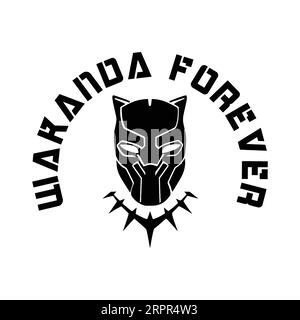 Uiaranda Forever typographie t shirt design, t-shirt imprimé, calligraphie, lettrage, t-shirt designs, motif t-shirt silhouette Illustration de Vecteur