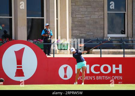 Stacy Lewis, des États-Unis, a été nommée capitaine de l'équipe américaine pour 2023 matchs de la Solheim Cup qui se dérouleront du 22 au 24 septembre à la Finca Cortesin en Espagne. Ici Banque D'Images