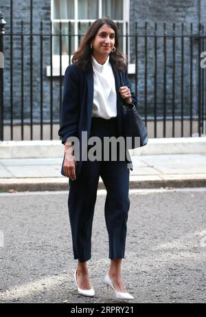 Londres, Royaume-Uni. 05 septembre 2023. Claire Coutinho, secrétaire à l'énergie et à Net Zero, quitte une réunion du cabinet au 10 Downing Street à Londres. Crédit : SOPA Images Limited/Alamy Live News Banque D'Images