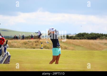 Stacy Lewis, des États-Unis, a été nommée capitaine de l'équipe américaine pour 2023 matchs de la Solheim Cup qui se dérouleront du 22 au 24 septembre à la Finca Cortesin en Espagne. Ici Banque D'Images