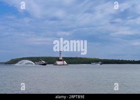 Mackinac Island le 22 août 2023 dans le Michigan Banque D'Images