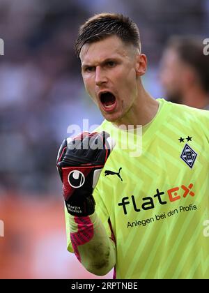 MONCHENGLADBACH - Borussia Mšnchengladbach gardien Nicolas Moritz lors du match de Bundesliga entre le Borussia Monchengladbach et le FC Bayern Munchen au stade Borussia-Park le 2 septembre 2023 à Monchengladbach, Allemagne. ANP | Hollandse Hoogte | Gerrit van Keulen545954 Banque D'Images