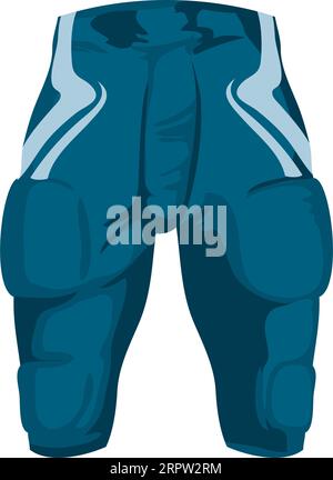 icône du pantalon de football américain Illustration de Vecteur