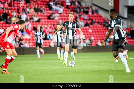 Barnsley, Royaume-Uni, 5 septembre 2023. Pendant le match de football de phase de groupes EFL Trophy entre le Barnsley FC et le Grimsby Town FC à Oakwell Stadium, Barnsley, UK.crédit : Jon Corken Banque D'Images