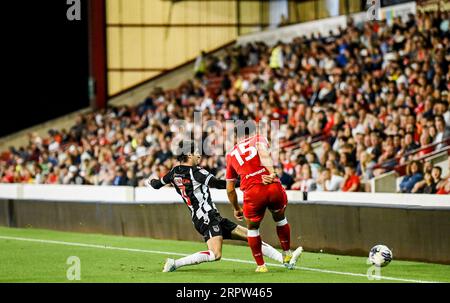 Barnsley, Royaume-Uni, 5 septembre 2023. Anthony Glennon lors du match de football en phase de groupes EFL Trophy entre le Barnsley FC et le Grimsby Town FC à Oakwell Stadium, Barnsley, UK.crédit : Jon Corken /Alamy Live News Banque D'Images