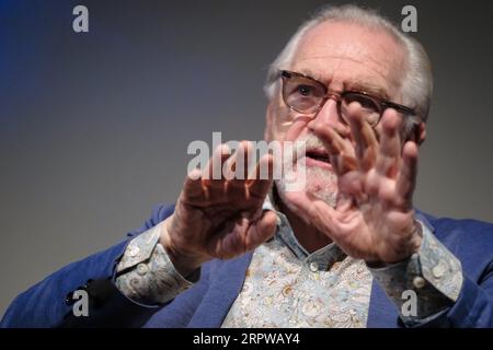 Londres, Royaume-Uni. 5 septembre 2023. Brian Cox photographié pendant Brian Cox : 50 ans à l'écran au BFI Southbank. Brian était en conversation avec Mark Kermode. Plus tard dans la soirée, Mark et Brian sont retournés à l'écran pour présenter une projection de Manhunter dans laquelle Brian jouait Hannibal Lecter. Photo de Julie Edwards crédit : JEP Celebrity photos/Alamy Live News Banque D'Images