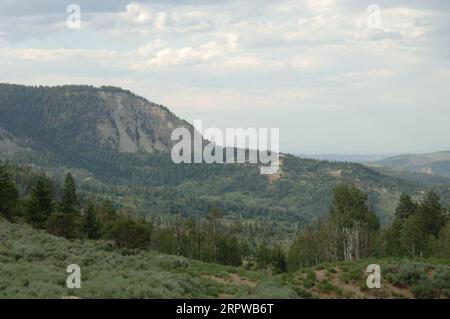 Arrêtez-vous dans l'ouest du Colorado pour assister à la tournée de la secrétaire Gale Norton, qui a montré les points forts par le personnel de Grand Junction et d'autres bureaux de terrain du Colorado du Bureau of Land Management Banque D'Images