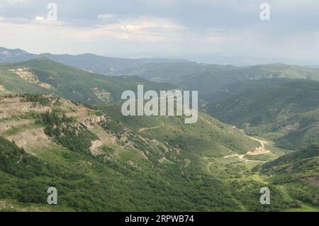 Arrêtez-vous dans l'ouest du Colorado pour assister à la tournée de la secrétaire Gale Norton, qui a montré les points forts par le personnel de Grand Junction et d'autres bureaux de terrain du Colorado du Bureau of Land Management Banque D'Images