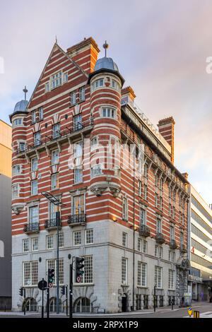 Albion House ou le bâtiment White Star sur James Street à Liverpool, maintenant un hôtel. White Star était une compagnie maritime qui a construit le Titanic. Banque D'Images