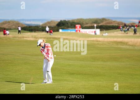 Morgan Pressel des USA a été nommé vice-capitaine de l'équipe américaine pour 2023 matchs de la Solheim Cup qui se joueront du 22 au 24 septembre à la Finca Cortesin à Spa Banque D'Images