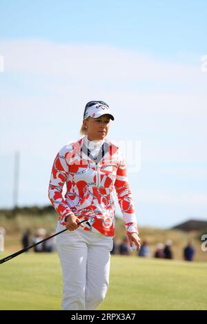 Morgan Pressel des USA a été nommé vice-capitaine de l'équipe américaine pour 2023 matchs de la Solheim Cup qui se joueront du 22 au 24 septembre à la Finca Cortesin à Spa Banque D'Images