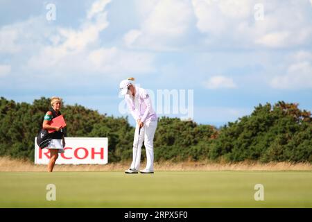 Morgan Pressel des USA a été nommé vice-capitaine de l'équipe américaine pour 2023 matchs de la Solheim Cup qui se joueront du 22 au 24 septembre à la Finca Cortesin à Spa Banque D'Images