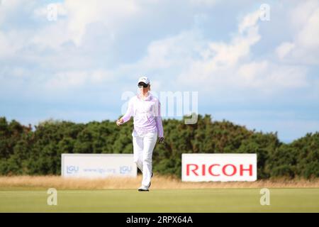 Morgan Pressel des USA a été nommé vice-capitaine de l'équipe américaine pour 2023 matchs de la Solheim Cup qui se joueront du 22 au 24 septembre à la Finca Cortesin à Spa Banque D'Images