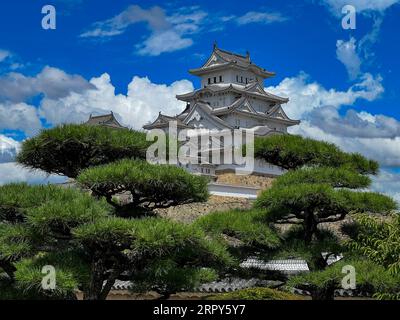 Château de Himeji près de Kobe, Japon Banque D'Images