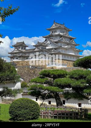 Château de Himeji près de Kobe, Japon Banque D'Images