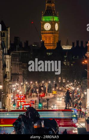 La page officielle Big Ben pour le Parlement britannique. Banque D'Images