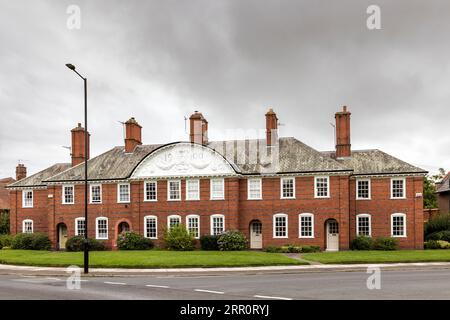 Port Sunlight village sur le Wirral, Merseyside, Angleterre Banque D'Images