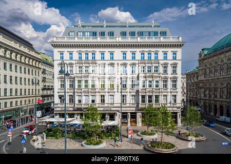 L'hôtel Sacher, à Vienne, Autriche Banque D'Images