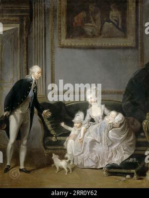 Cibot, Edouard -- la famille du duc d’Orléans au Palais-Royal, 1776 1837 Banque D'Images