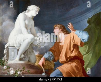 Jean-Baptiste Regnault, l'origine de la sculpture ou Pygmalion amoureux de sa statue, peinture à l'huile sur toile, 1786 Banque D'Images