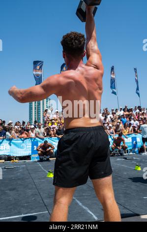 Lanzarote Summer Challenge, Championnat international de Crossfit à Lanzarote, Espagne. Ce championnat a reçu en 2022 le Distinguished Tour Banque D'Images