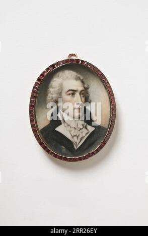 Richard Brinsley Sheridan (1751-1816), politiker, lustspelsdiktare Date inconnue de John Cox Dillman Engleheart Banque D'Images