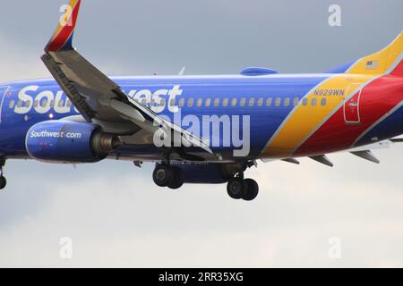 Autour du Metroplex avant la CHALEUR DE l'été Banque D'Images