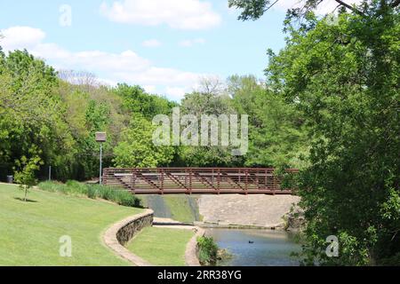 Autour du Metroplex avant la CHALEUR DE l'été Banque D'Images