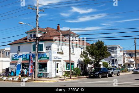 Architecture locale à Surf City long Beach Island New Jersey USA Banque D'Images