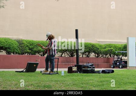 Autour du Metroplex avant la CHALEUR DE l'été Banque D'Images