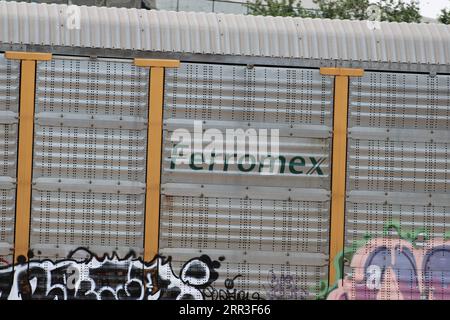 Autour du Metroplex avant la CHALEUR DE l'été Banque D'Images