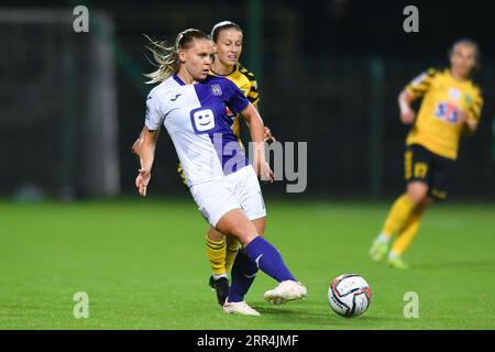 Katowice, Pologne. 06 septembre 2023. Sarah Wijnants lors du premier tour de qualification de l'UEFA Women's Champions League match de première étape entre Anderlecht et GKS Katowice le 6 septembre 2023 à Katowice, en Pologne. (Photo de PressFocus/Sipa USA) crédit : SIPA USA/Alamy Live News Banque D'Images