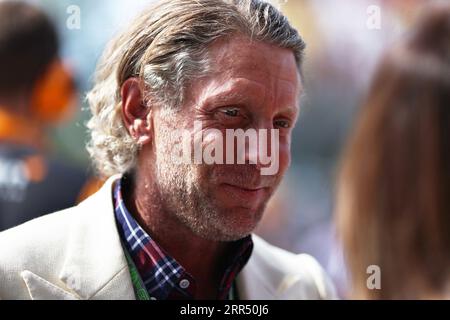 Monza, Italie. 03 septembre 2023. MONZA, Italie, 3. Septembre 2023 ; Lapo ELKANN, industriel italien né à New York, ancien directeur marketing et héritier du constructeur automobile Fiat.Parco di Monza, Autodromo, Formule 1, F1, Grand Prix d'Italie, Grosser Preis von Italien, GP d'Italie, Motorsport, Formel1, Honorarpflichtiges Foto, image payante, Copyright © Jun QIAN/ATP images (QIAN Jun/ATP/SPP) crédit : SPP Sport Press photo. /Alamy Live News Banque D'Images