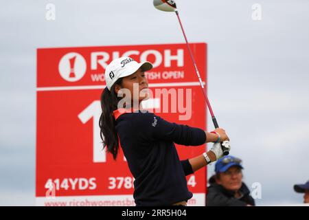 Céline Boutier, de France, a gagné sa place en équipe européenne pour 2023 matchs de la Solheim Cup qui se joueront du 22 au 24 septembre à la Finca Cortesin Banque D'Images