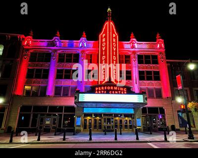 PPAC, le Providence Performing Arts Center, à Providence, Rhode Island Banque D'Images