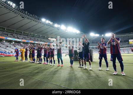 Tokyo, Japon. 6 septembre 2023. FCFC Tokyo team group (FC Tokyo) football/football : 2023 J. League YBC Levain Cup Quarter final Match entre le FC Tokyo 1-0 Avispa Fukuoka au stade Ajinomoto à Tokyo, Japon . Crédit : AFLO SPORT/Alamy Live News Banque D'Images