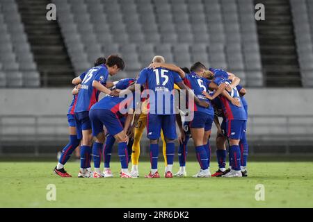 Tokyo, Japon. 6 septembre 2023. FCFC Tokyo team group (FC Tokyo) football/football : 2023 J. League YBC Levain Cup Quarter final Match entre le FC Tokyo 1-0 Avispa Fukuoka au stade Ajinomoto à Tokyo, Japon . Crédit : AFLO SPORT/Alamy Live News Banque D'Images