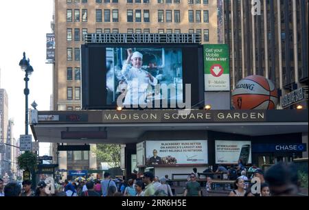 Madison Square Garden Midtown Manhattan West NYC Banque D'Images