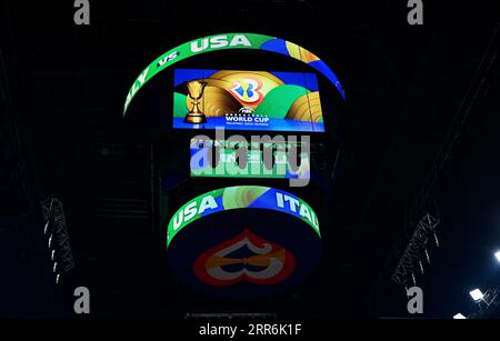 Asia Arena, Manille, Philippines. 5 septembre 2023. Vue générale, 5 SEPTEMBRE 2023 - Basketball - coupe du monde FIBA 2023 - quart de finale match entre Italie 63-100 USA au Mall of Asia Arena, Manille, Philippines. Crédit : SportsPressJP/AFLO/Alamy Live News Banque D'Images