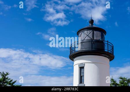 Coupeville, WA, États-Unis. 6 septembre 2023. 06 septembre 2023-Coupeville, WA : le phare de l'Admiralty Head est une aide à la navigation désactivée située sur l'île Whidbey près de Coupeville, Washington, sur le terrain du parc d'État de fort Casey. (Image de crédit : © Walter G Arce SR Grindstone Medi/ASP) USAGE ÉDITORIAL SEULEMENT! Non destiné à UN USAGE commercial ! Banque D'Images