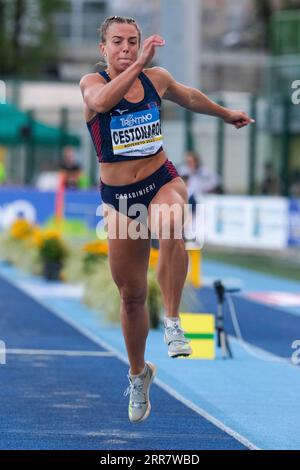 Ottavia Cestonaro (ITA) en action lors de la 59e édition du Palio della Quercia, rencontre internationale d'athlétisme au Stadio della Quercia le 06 septembre 2023 à Rovereto, trente Italie. Banque D'Images