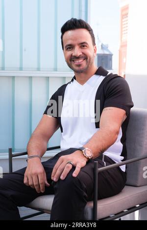 Madrid, Espagne. 07 septembre 2023. Le chanteur Luis Fonsi assiste à une présentation de sa nouvelle tournée de concerts à l'UMusic Hotel Teatro Albéniz le 07 septembre 2023 à Madrid, Espagne. (Photo Oscar Gonzalez/Sipa USA) (photo Oscar Gonzalez/Sipa USA) crédit : SIPA USA/Alamy Live News Banque D'Images