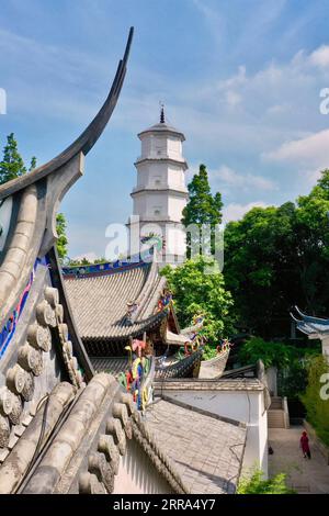 210716 -- FUZHOU, 16 juillet 2021 -- une photo prise le 11 juillet 2021 montre la pagode blanche de Fuzhou, dans la province du Fujian du sud-est de la Chine. Fuzhou est une ville avec une longue histoire culturelle. La 44e session du Comité du patrimoine mondial de l’UNESCO s’ouvrira le 16 juillet à Fuzhou. CHINE-FUZHOU-COMITÉ DU PATRIMOINE MONDIAL-RÉUNION CN LINXSHANCHUAN PUBLICATIONXNOTXINXCHN Banque D'Images