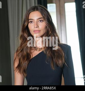 Model Rocio Crusset assiste à la présentation de la collection 'CRUSSETXDUARTE' lors de Madrid es Moda 2023 à l'Hôtel Único Madrid le 07 septembre 2023 à Mad Banque D'Images