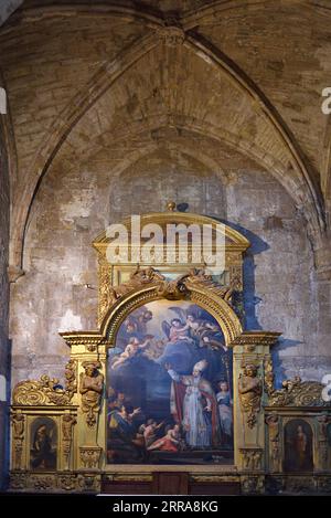 Chapelle de Louis d'Anjou, ou Louis d'Anjou, dans l'église ou basilique de Marie-Madeleine Saint-Maximin-la-Sainte-Baume (1295-1532) Var Provence France Banque D'Images