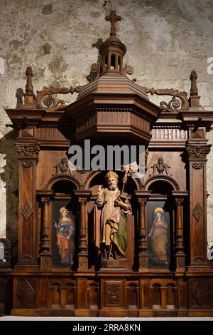 Chapelle de Louis de Saint Maximin dans l'église ou basilique de Marie-Madeleine Saint-Maximin-la-Sainte-Baume (1295-1532) Var Provence France Banque D'Images