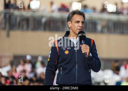 ABITEBOUL Cyril, Hyundai Motorsport Team principal, portrait lors du Rallye Acropolis Grèce 2023, 10e manche du Championnat du monde des voitures de rallye WRC 2023, du 7 au 10 septembre 2023 à Lamia, Grèce Banque D'Images